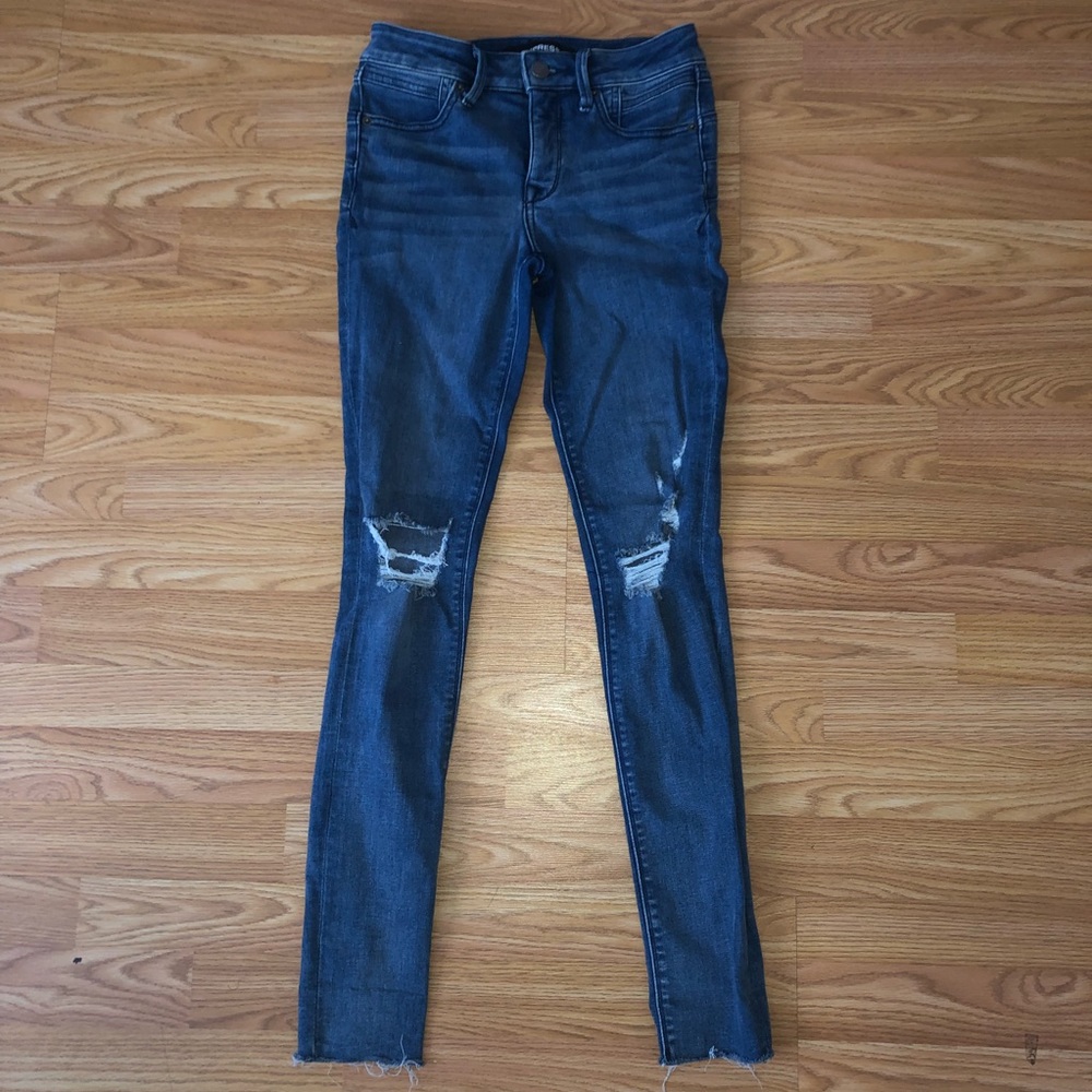 Ankle legging mid rise jeans. Size 0 Regular.
